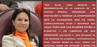 Más acciones menos discursos en el día Internacional de la Mujer: Mónica Robles