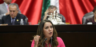 Anilú Ingram presenta reserva al dictamen de la revocación del mandato