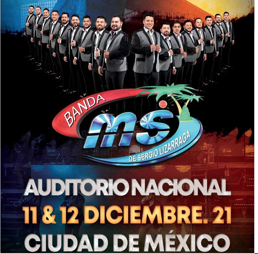 Banda MS ofrecerá conciertos en el Auditorio Nacional en diciembre
