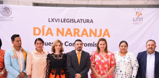 Diputadas y diputados signan decálogo de compromisos por el Día Naranja.