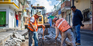 Inician trabajos de pavimentación en la calle Francisco I Madero #Xalapa