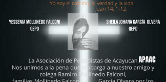 Asociación de Periodistas en Acayucan expresan pésame a las familias de la compañeras asesinadas