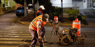 Continúan trabajos de imagen urbana en Xalapa