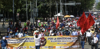 Crece descontento magisterial por al aumento irregular anunciado por Delfina Gómez