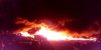 Reportan incendio en instalaciones de la Guardia Nacional en CDMX