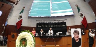 Guardan un minuto de silencio en memoria de la diputada veracruzana Alma Rosa Hernández