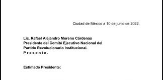 Expresidentes y presidentas del PRI citan a Alejandro Moreno “Alito”.