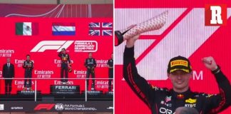 Red Bull 1- 2, Checo Pérez en segundo.