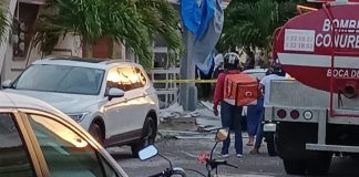 Reportan explosión con solo afectaciones materiales en Boca del Río