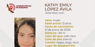 Ayúdanos a encontrar a Kathy Emily.