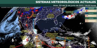 Ciclón Tropical Blas en Costas de Guerrero y Michoacán provoca lluvias