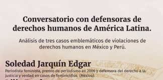 Soledad Jarquin expone su caso ante defensora de DH de Europa #JusticiaParaSol