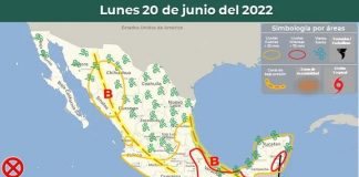 Prevén lluvias torrenciales en Veracruz, Tabasco, Oaxaca y Chiapas.