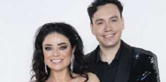 Violeta Isfel bailó por primera vez con Luis Fernando Peña en “Las estrellas bailan en Hoy”