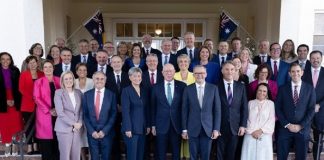 Un récord de 13 mujeres, han prestado juramento como ministras en el nuevo gobierno de Australia
