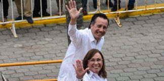 Cuitláhuac García, Gobernador de Veracruz, destapó a sus candidatas .