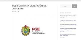 A casi tres horas de la captura de Jorge Winckler la fiscalía de Veracruz lo confirma