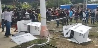 En una violenta jornada de renovación Morena exhibió su división y “armas” electorales del viejo PRI