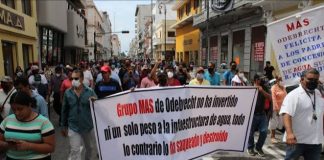 Más de mil ex trabajadores de la extinta SAS piden intervención de AMLO en conflicto laboral