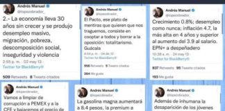 Los twists de López Obrador .