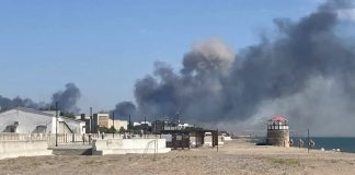 Un accidente dice Rusia la explosión en Crimea.