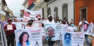 Crecen colectivos y marchas en el estado de Veracruz por desaparición forzada .