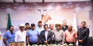 Asegura Diputado respaldo a productores de chayote del estado .