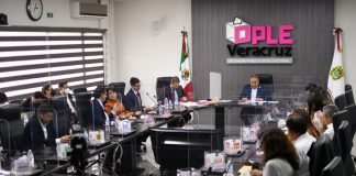Consejo General del OPLE Veracruz aprueba cambio de sede para realizar la Sesión Solemne de toma de protesta de la Consejera Presidenta