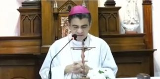 Obispo Rolando Álvarez, secuestrado por Daniel Ortega, se encuentra fuerte: Arzobispo