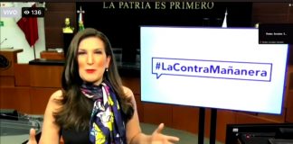 Kenia López exhibe a AMLO y agradece mención en la mañanera.