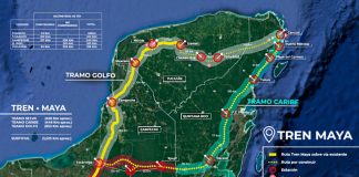 AMLO expropia terrenos para construir la obra del tren maya .