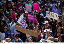 Marcha 25N en la Ciudad de México: mujeres se preparan para exigir el fin de la violencia de género.