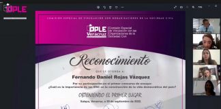 OPLE Veracruz premia a ganadores del primer concurso de ensayo: ¿Cuál es la importancia de las OSC en la construcción de la vida democrática del país?