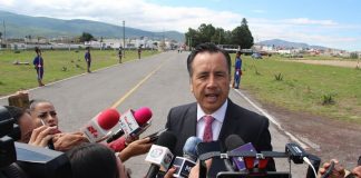 Afirma Cuitláhuac García que no hubo situación de riesgo en Orizaba.