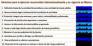 Vienen leyes para proteger periodistas .