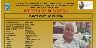En redes reportan desaparición del General Dante Castillo Calleja en Puebla.