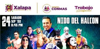 Asiste a evento de lucha AAA y apoya al DIF Municipal #Xalapa .