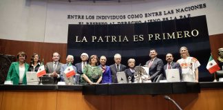 Ratifica Senado a Alicia Bárcena como embajadora de México en Chile .