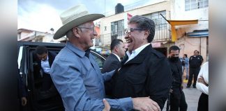 Ricardo Monreal y Ken Salazar realizan una visita de trabajo a Fresnillo, Zacatecas .