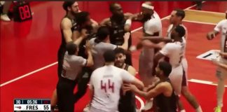 Regresan los golpes a la liga nacional de Básquetbol. #Video