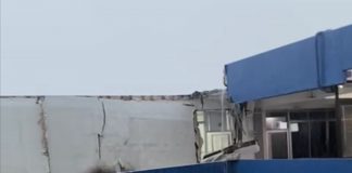 Colapsa techo del Colegio Americano de Veracruz,