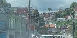 Reportan balaceras y persecuciones en la capital Xalapa .
