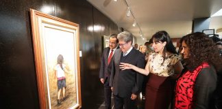 Inauguran exposición pictórica “Formas”, de la artista alemana Haidy Ingeborg Wittmann