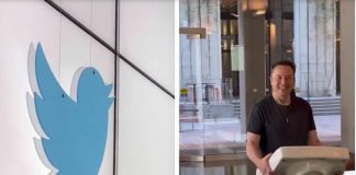 Elon Musk toma posesión simbólicamente de Twitter .