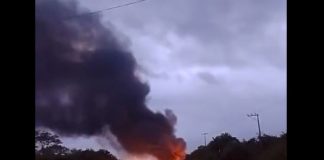 Reportan explosión en carretera Jáltipan – Acayucan, a la altura de entrada a Texistepec