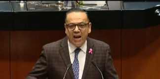 Senador Germán Martínez conmina al titular de Sedena a respetar los poderes . #Video