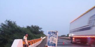 #Alerta: hundimiento peligroso en la carretera Acayucan – Cosamaloapan #Video.