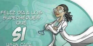 Feliz día de la médica y el médico. #HeroínasyHéroes