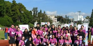 Personal del OPLE Veracruz se sumó con su participación a la Carrera #AbrazandoLaVida 🎀#CorreRosa