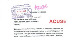 PAN denuncia en FGR desaparición forzada de dos marinos asignados al Senador Narro